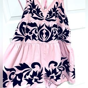 Free People Romper Barbie pink and black